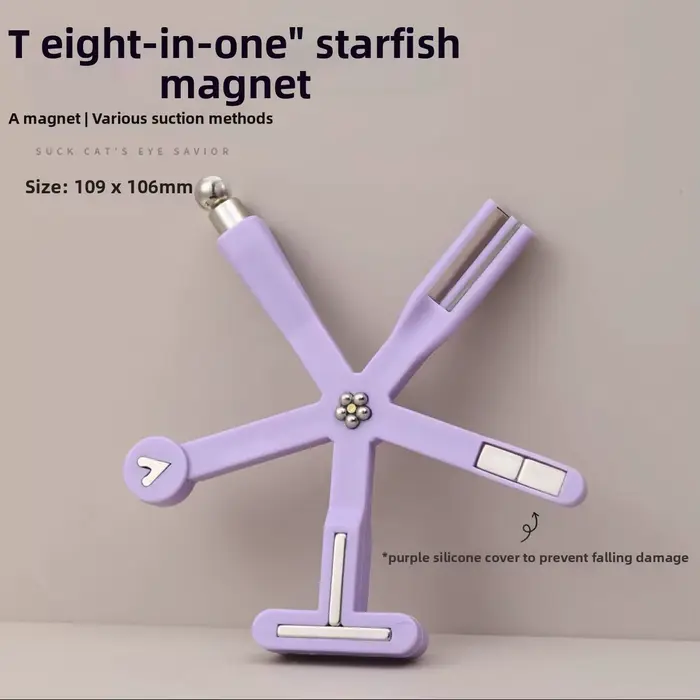 Nouveau magnétique à ongles 8-en-1 multifonctionnel pour attirer les perles de verre, les vernis à o