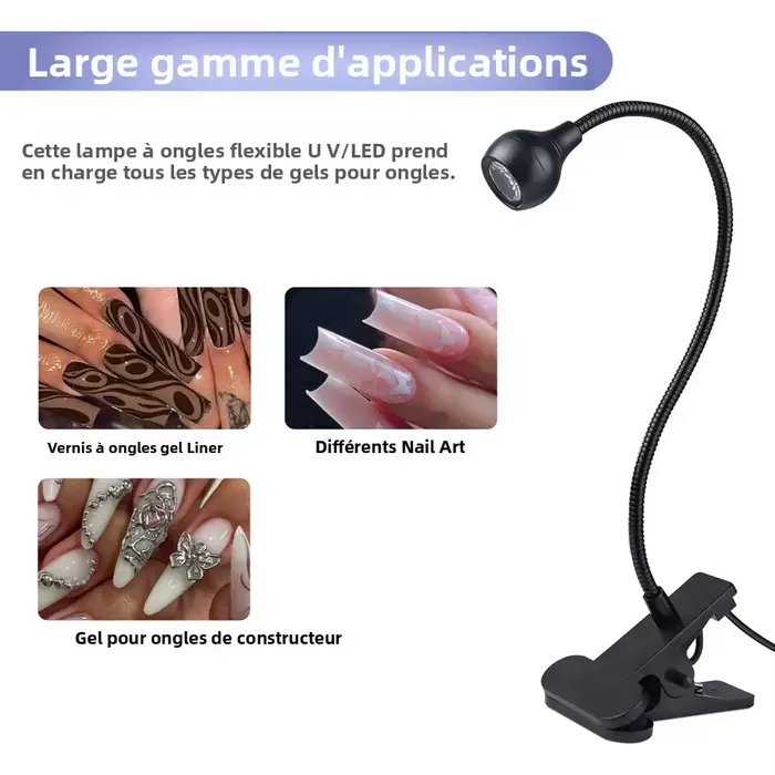 Lampe de polymérisation des ongles en gel UV 5W