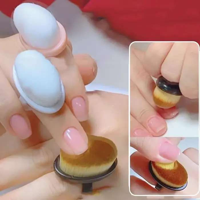 Brosse professionnelle anti-poussière pour ongles, brosse pour enlever le vernis Gel et la poudre, o