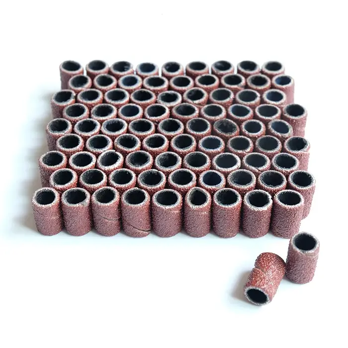 100/50/25 pièces bandes d'anneau de ponçage des ongles manucure électrique forets à ongles 80/120/18