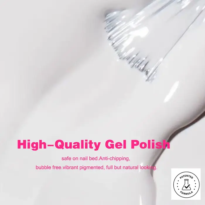 KODIES GEL-Verhéritage à Ongles Gel Super Blanc