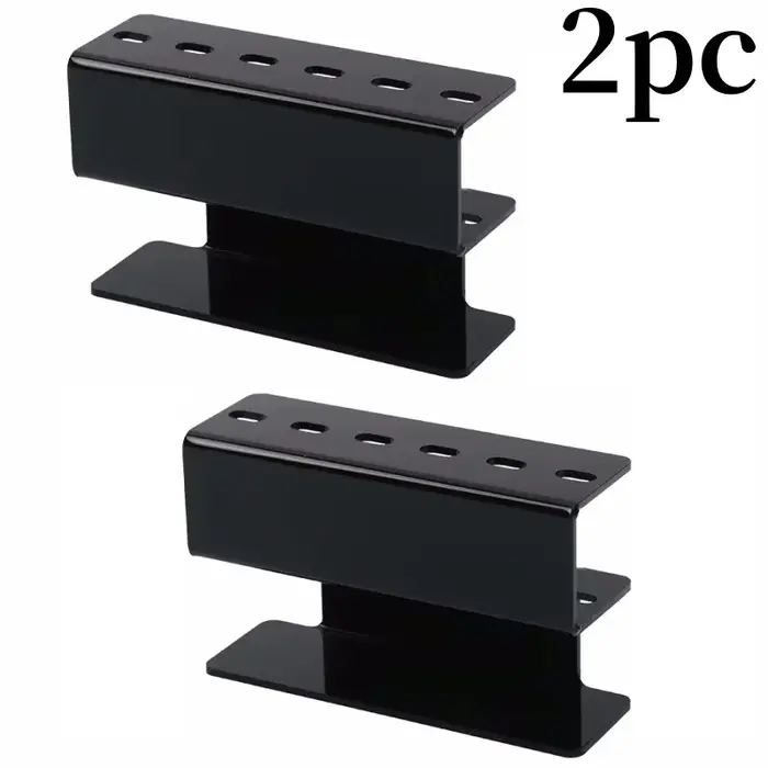 Support de rangement pour pincettes en acrylique à 6 trous