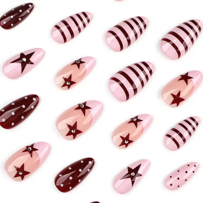 24 faux ongles charmants de la série coréenne
