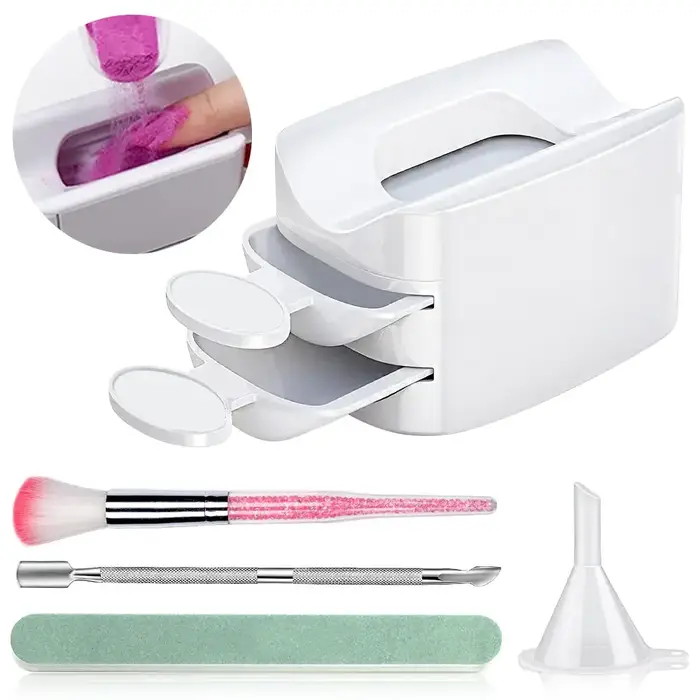 Kit de boîte de rangement pour accessoires d'art d'ongle