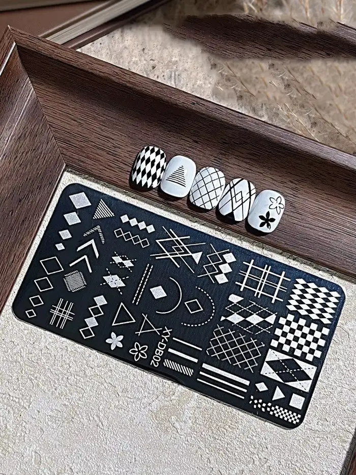 Plaque de stamping pour ongles