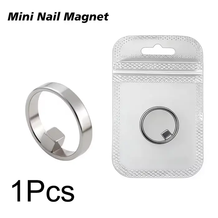 Nouvel aimant circulaire pour ongles effet œil de chat, outil puissant pour le nail art, guide magné