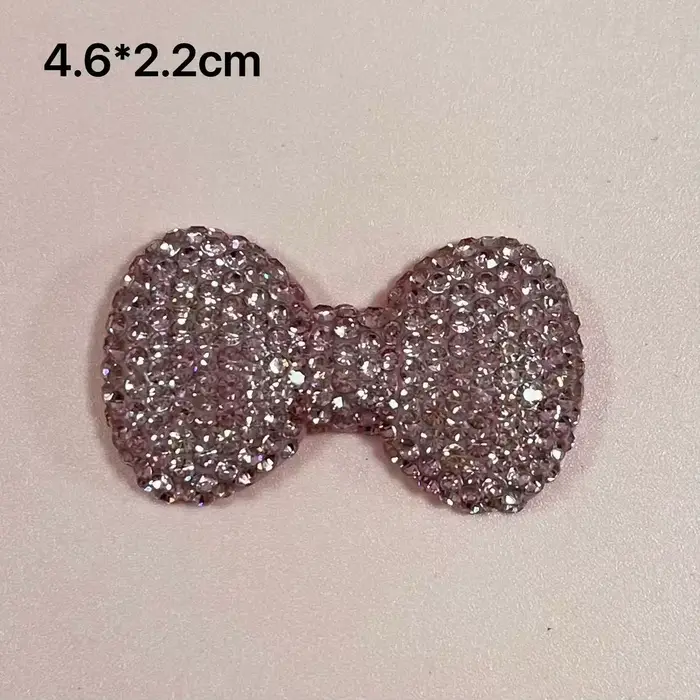 Créatif rose strass eau fluide gouttelette coeur miroir plein diamant nœud papillon connecté étoile