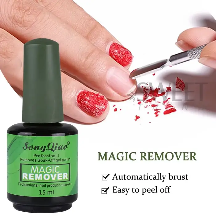 Dissolvant magique de vernis à ongles Gel UV