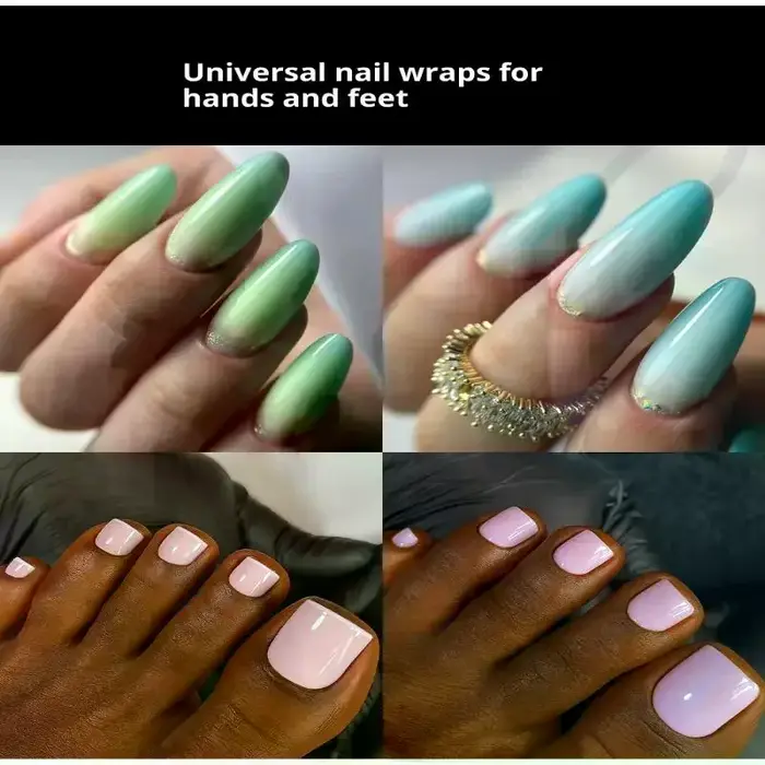 140 pièces/boîte couverture complète faux ongles Ultra mince clair presse sur orteil pied ongles conseils artificiel acrylique faux ongles Art manucure outil
