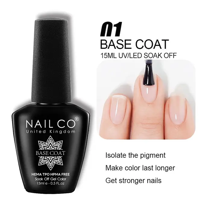 NAILCO 15ml Vernis à Ongles Gel Couleur Rouge Violet Semi-Permanent Sans HEMA ni TPO Gels UV Vernis 