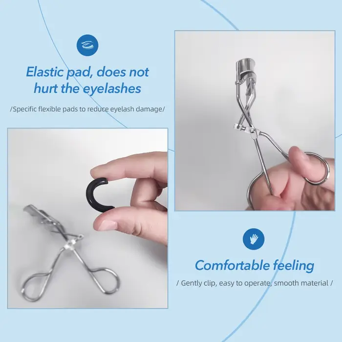 IMAGIC 1 pièces argent portable longue durée professionnel naturel Curling ne fait pas mal aux cils 