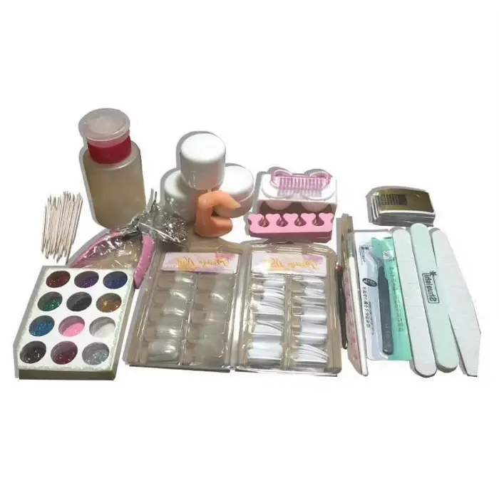 Kit d'ongles en acrylique 23 en 1 pour débutants