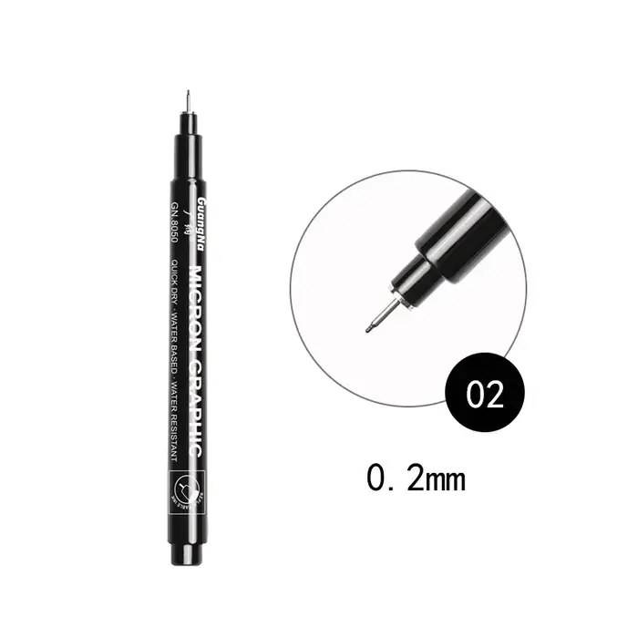 Pinceau pour Nail Art, avec lignes de dessin Ultra-fines