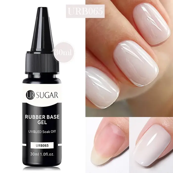 UR SUGAR 30ml Base en caoutchouc Gel recharge fournisseur paillettes Gel vernis paillettes Semi Perm