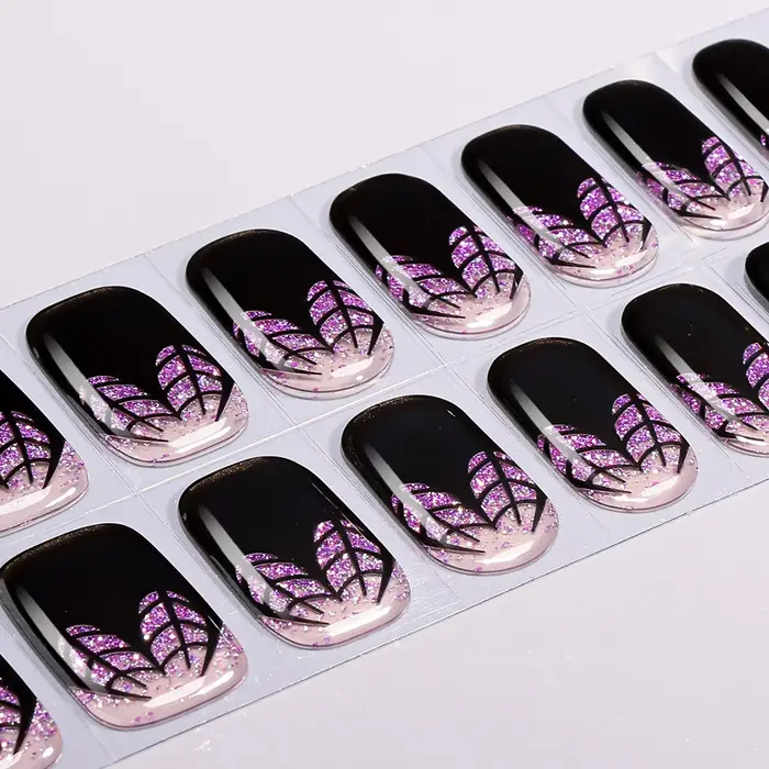 Autocollants pour ongles en Gel semi-durci pour Halloween