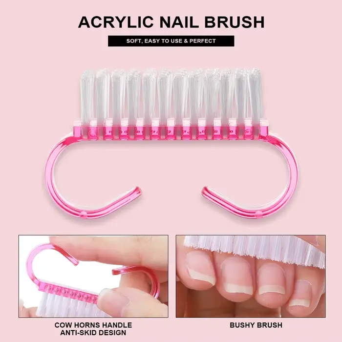 Kit de poudre acrylique pailletée pour les ongles