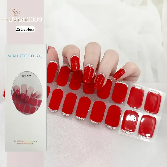 Bandes de Gel Semi-durci UV pour Lampe à Ongles