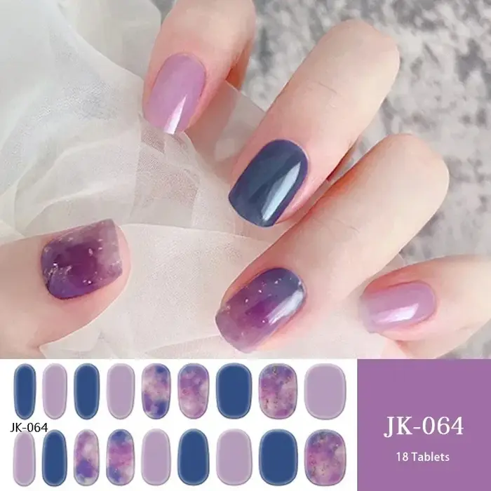 Enveloppes pour ongles semi-durcies