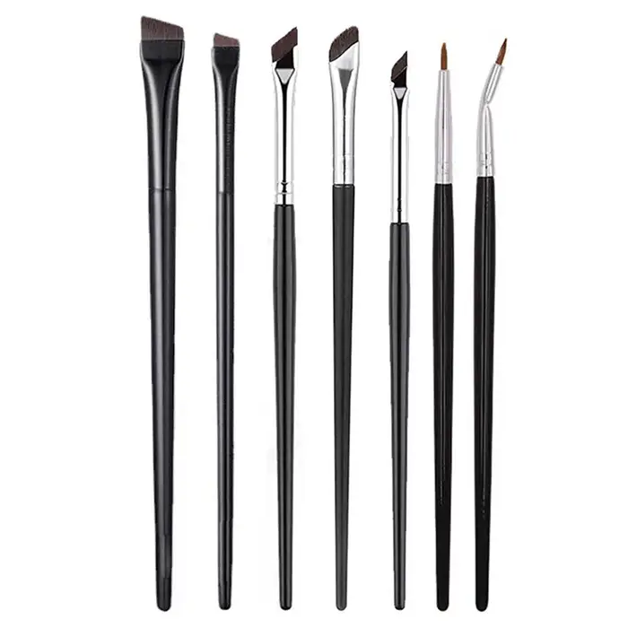 1/5/7 pièces professionnel Super mince angle Liner brosse pour les yeux sourcils Contour pinceaux de maquillage sourcil