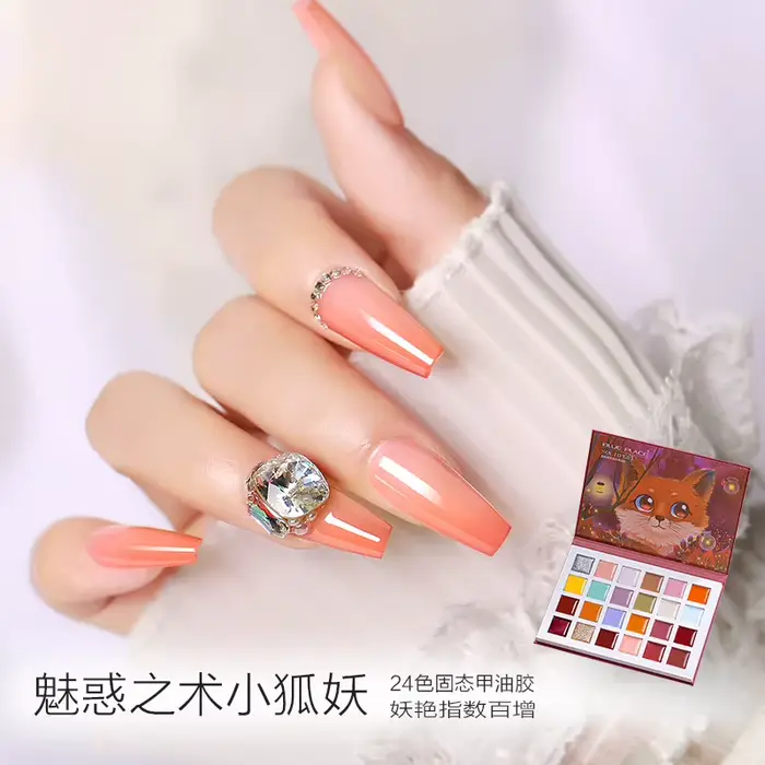 24 couleurs ensemble solide ongles Gel Palette boue peinture printemps été couleur pour Nail Art Design Semi Permanent tremper UV Gel vernis