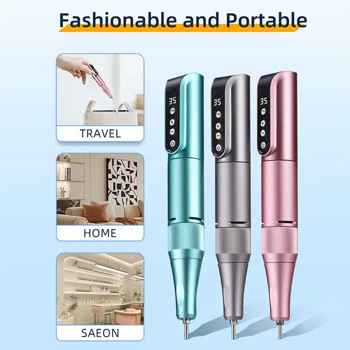 35000rpm sans fil Nail Drill Pen USB