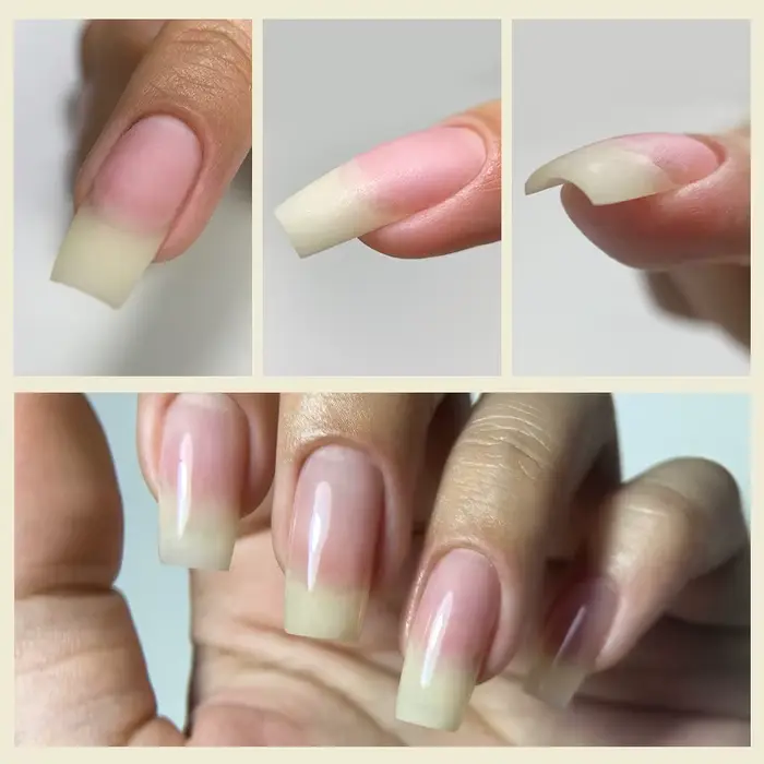 MSHARE 30g aspect naturel Poly ongles acrylique Gel Extensions d'ongles constructeur UV Led Acrylgel cristal clair Gel logo personnalisation