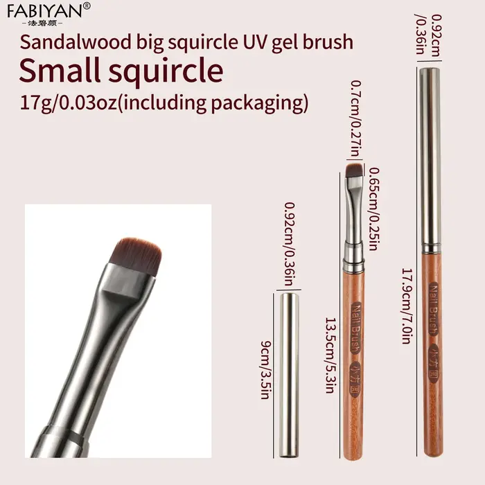 Stylo de photothérapie à colle pour Nail Art en bois de santal, brosse pour Gel UV, peinture, dessin de fleurs, outils de manucure pour Salon de manucure