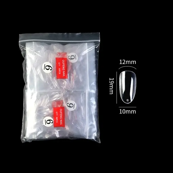 500 pcs/pack pratique faux ongles taille unique 3 4 5 6 clair couleur naturelle