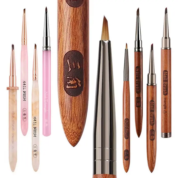 Pinceau à ongles triangulaire 8Style pour nail art