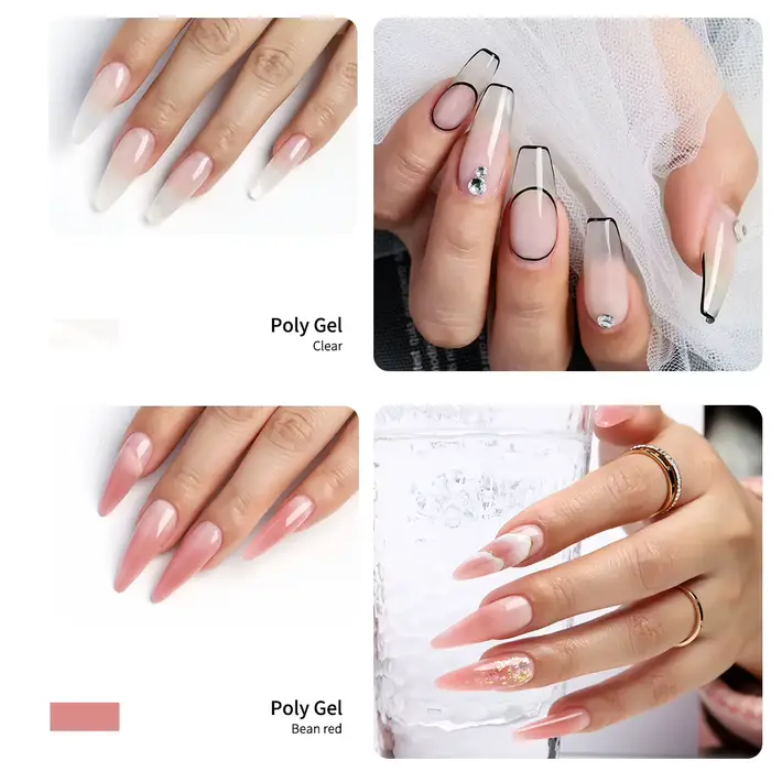 Kit de gel 15g, gel d'extension rapide pour ongles