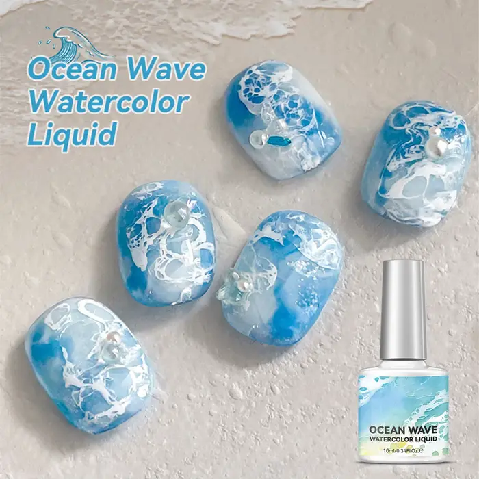 Gel de peinture pour ongles effet aquarelle 10ML