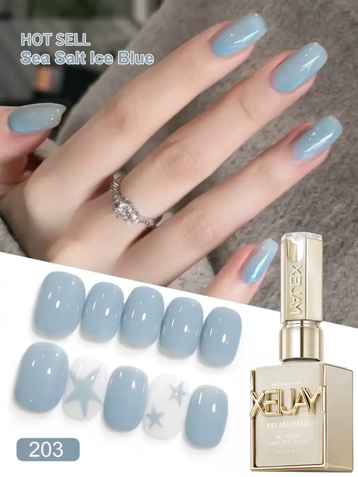 1Pc 15ML blanc laiteux pur vernis à ongles Gel ajouter Semi-Permanent tremper UV LED Construction Gel