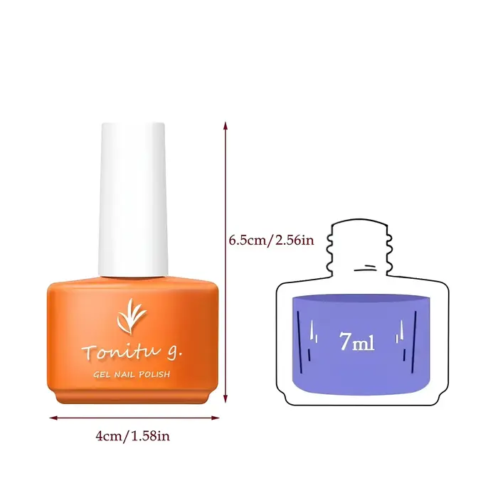Vernis à ongles Gel Semi-permanent rose jaune violet tremper