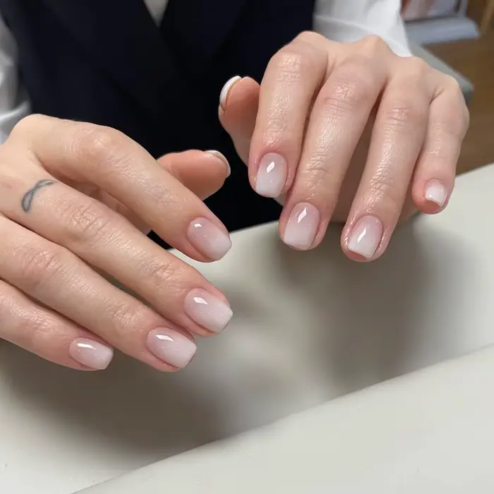Faux ongles français en acrylique à couverture complète pour filles
