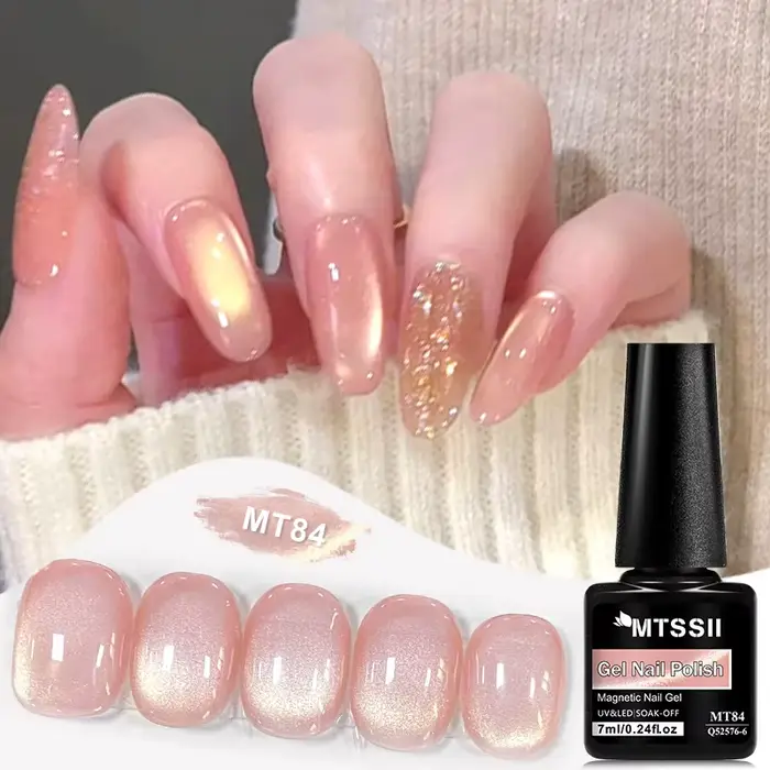 Pink Story Cat – vernis à ongles Gel magnétique