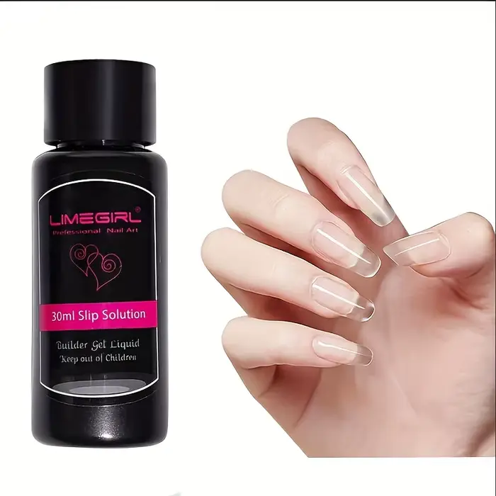 Limegirl-HEALLOR 30ml Solution Silp antiadhésive pour vernis à ongles Poly liquide Gel brosse nettoyant outil