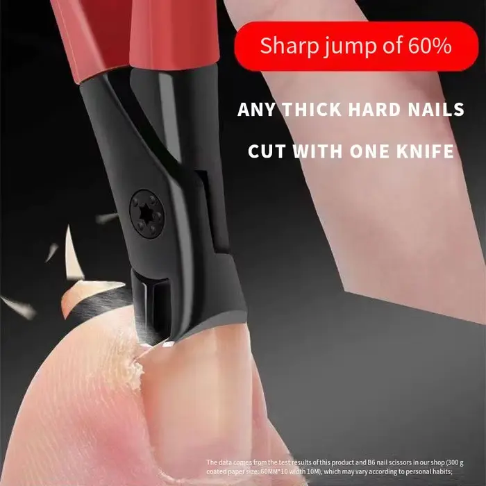 Grande ouverture coupe-ongles gris tondeuse à ongles ongles épais ongles pour les personnes âgées