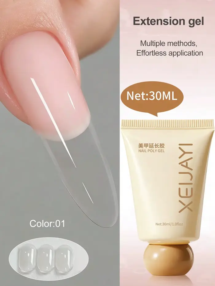 XEIJAYI 30ml Gel de construction solide 18 couleurs au choix pour le renforcement et le modelage, ge