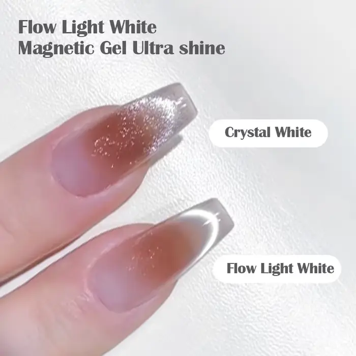 Vernis à ongles Gel magnétique chat blanc