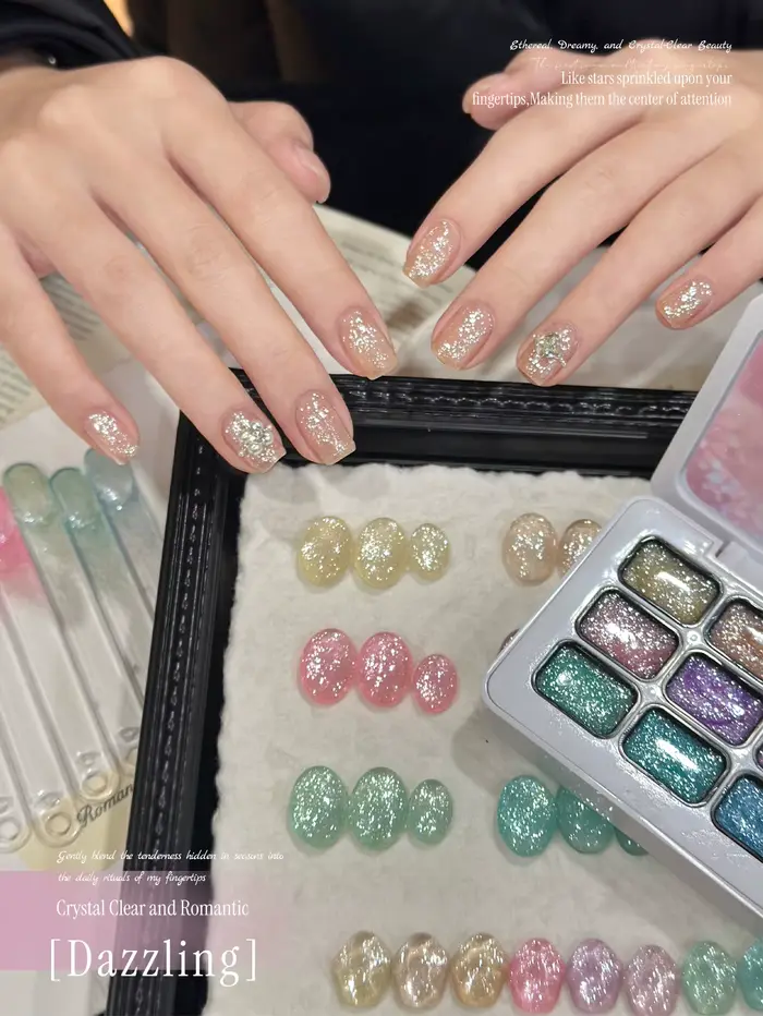 FRESCOBALDI Ensemble de vernis à ongles en gel Edelweiss 9 couleurs 2