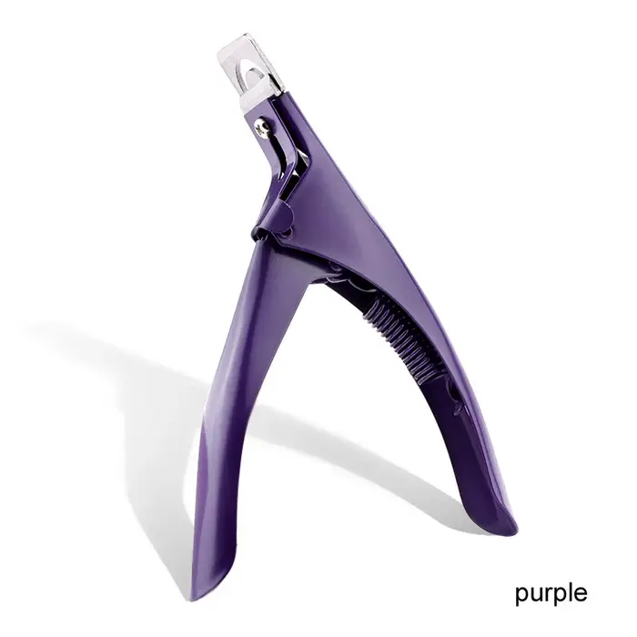 Pince à faux-ongles en acrylique, type spécial U Word Cut, outils de manucure