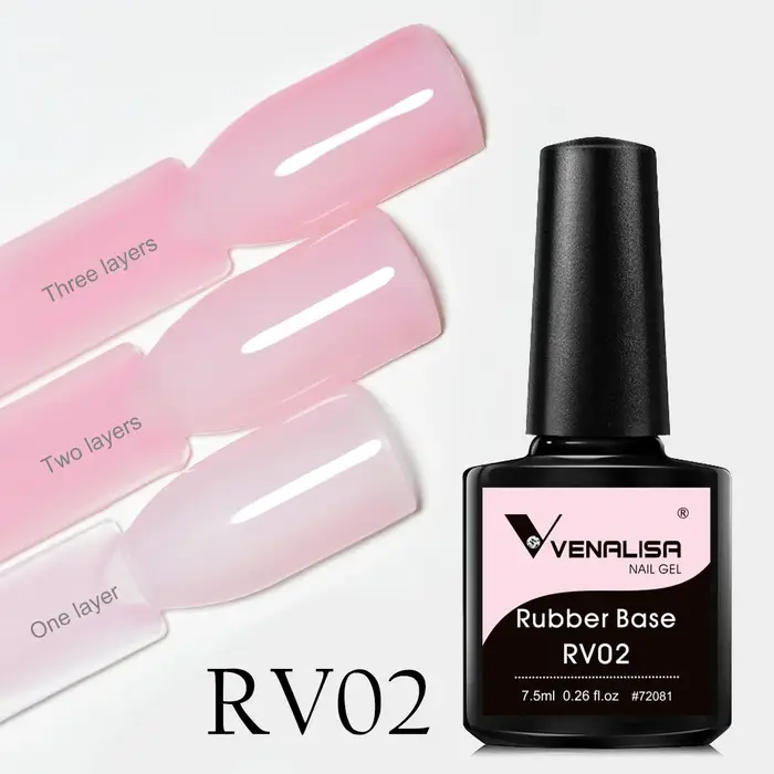 VENALISA couche de Base en caoutchouc couleur vernis à ongles Gel gelée Semi Transparent français