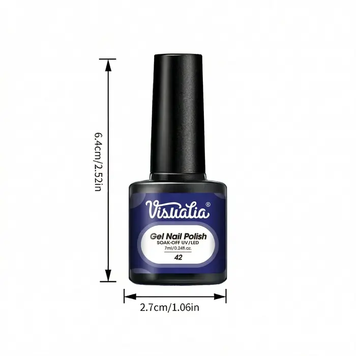 Vernis à ongles gel couleur unie violet