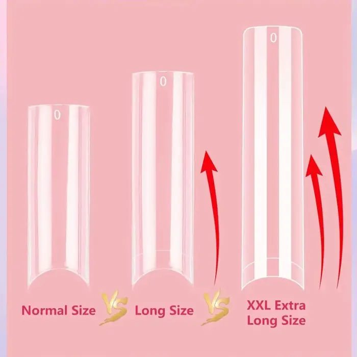 120 faux ongles longs transparents en forme de cercueil pour salons de manucure et nail art DIY, produit semi-fini, colle à boue
