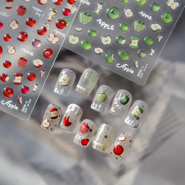 Autocollants pour ongles en gelée