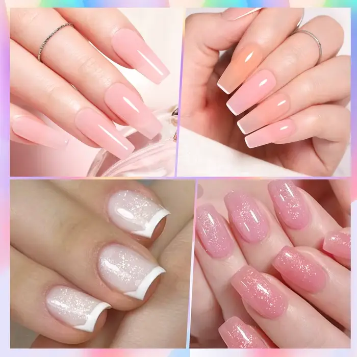 BORN PRETTY Vernis à ongles gel nu transparent gelée 10 ml