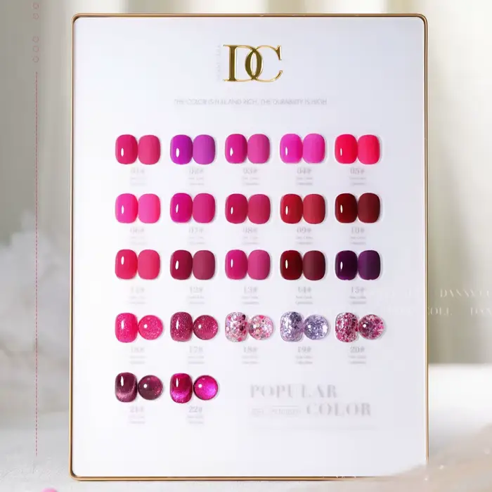 9/22 pièces Venalisa Gel vernis ensemble vente chaude rose Pitaya couleurs pour Salon de manucure