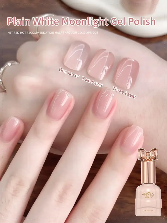 Vernis à ongles Gel rose clair transparent