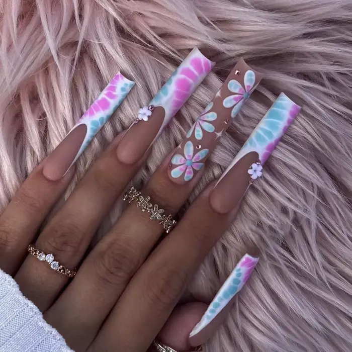 24 faux ongles léopard imprimé
