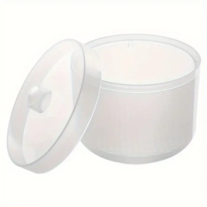 Boîte de nettoyage et de désinfection de tête de polissage des ongles avec filtre, boîte de trempage